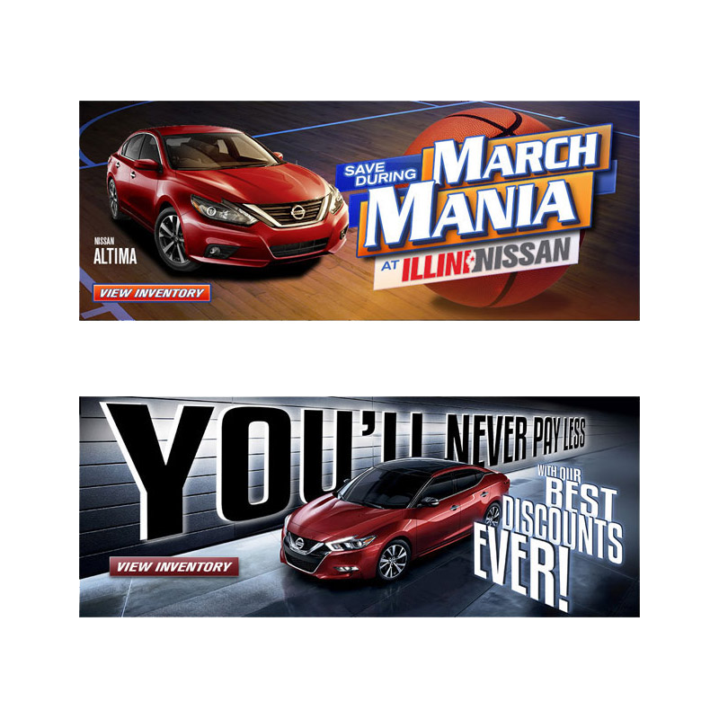 Illini Nissan Website Banners